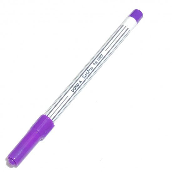 DONG-A sign pen ストライプ 紫