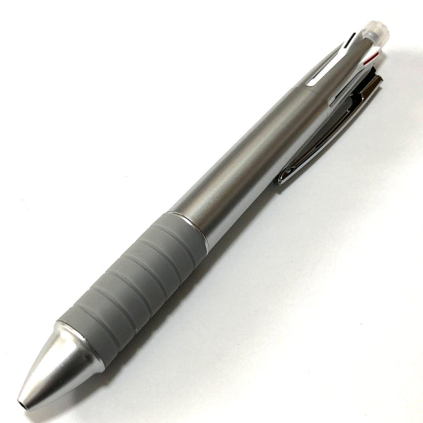 油性多機能ボールペン 4+1 灰色